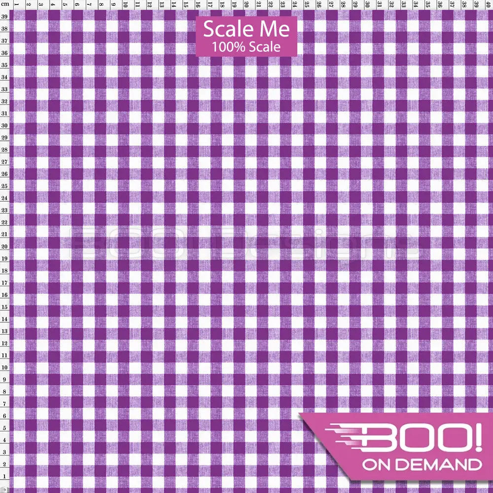 Spandex BOO35 Gingham Alien Fabric