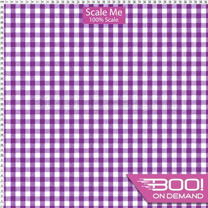Spandex BOO35 Gingham Alien Fabric