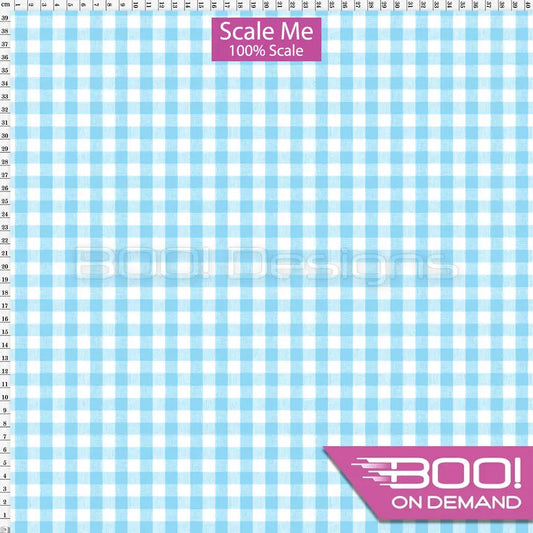 Spandex BOO35 Gingham Arctic Fabric