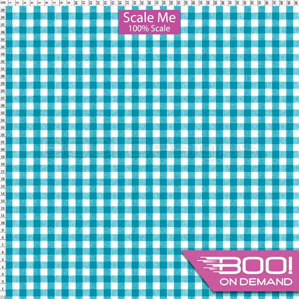 Spandex BOO35 Gingham Luxe Fabric