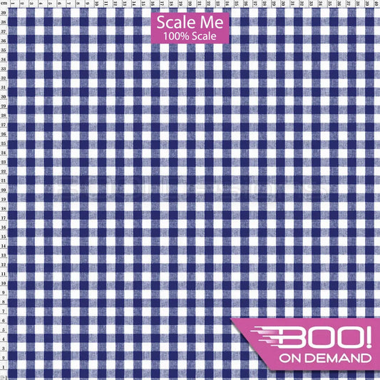 Spandex BOO35 Gingham Moonlight Fabric