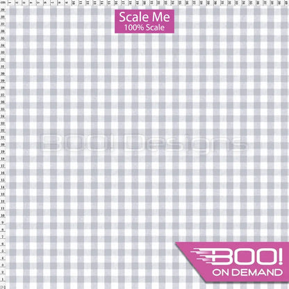 Spandex BOO35 Gingham Pebble Fabric