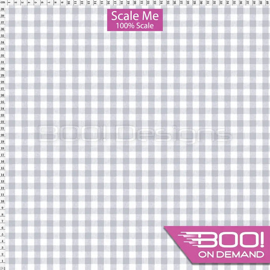 Spandex BOO35 Gingham Pebble Fabric