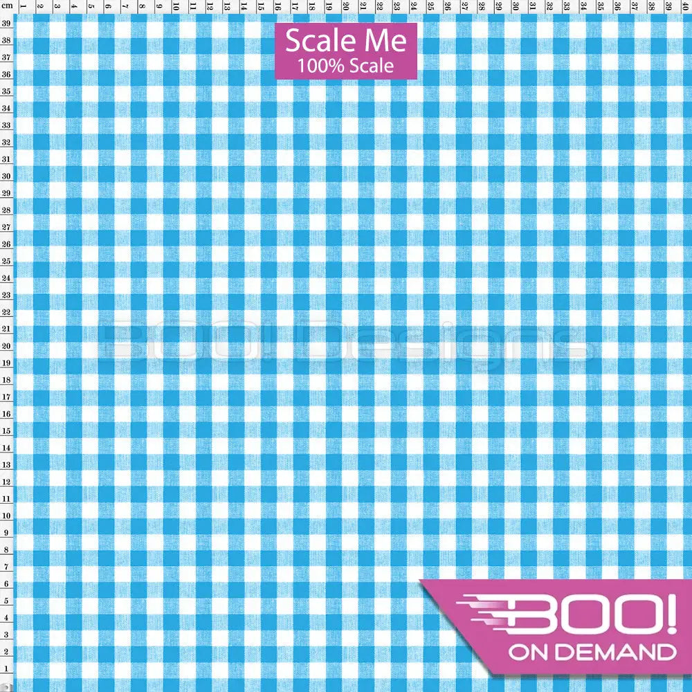 Spandex BOO35 Gingham Surf Fabric