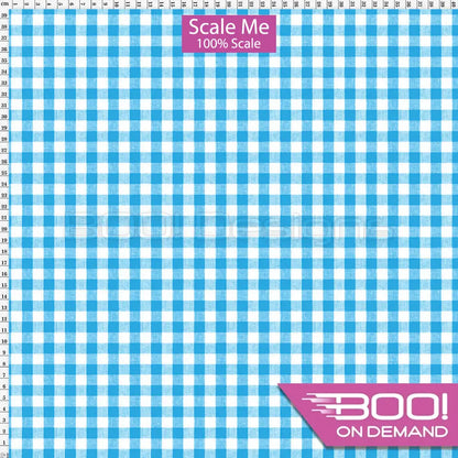 Spandex BOO35 Gingham Surf Fabric