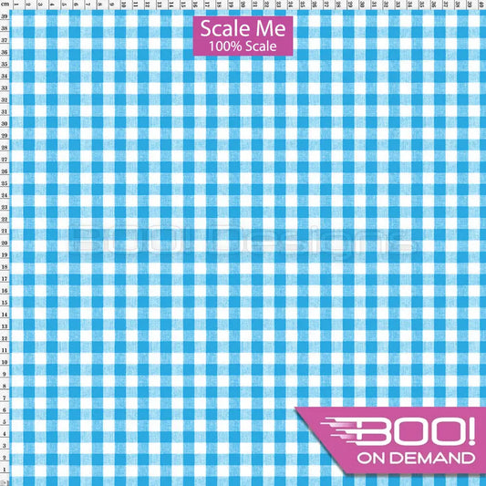 Spandex BOO35 Gingham Surf Fabric