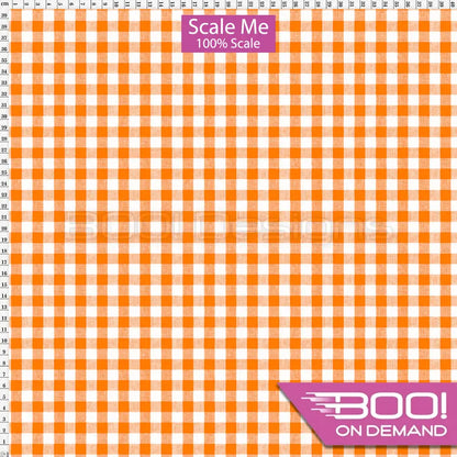 Spandex BOO35 Gingham Tiger Fabric