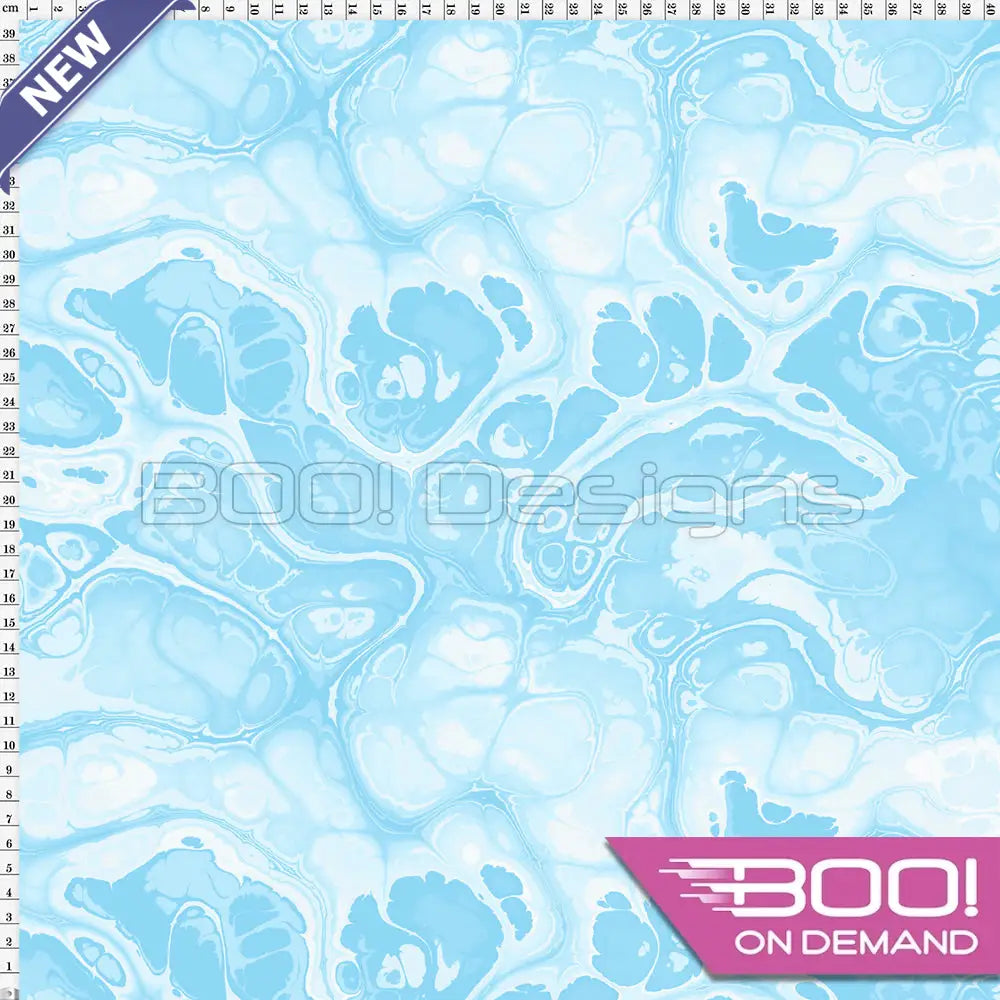 Spandex BOO35 Marble Ink Arctic Fabric