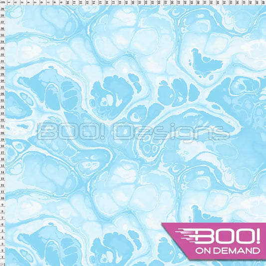 Spandex BOO35 Marble Ink Arctic Fabric