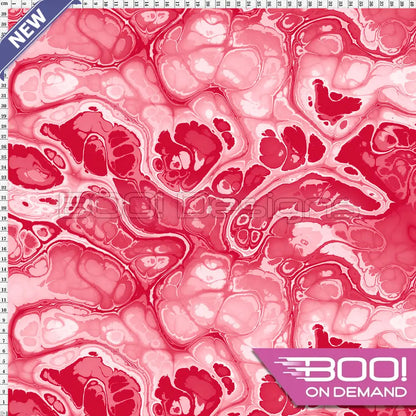 Spandex BOO35 Marble Ink Flamenco Fabric