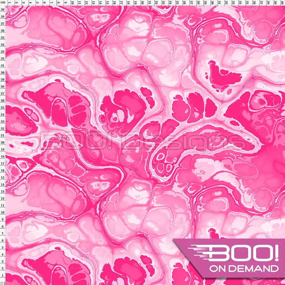 Spandex BOO35 Marble Ink Flamingo Fabric