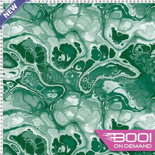 Spandex BOO35 Marble Ink Hunter Fabric