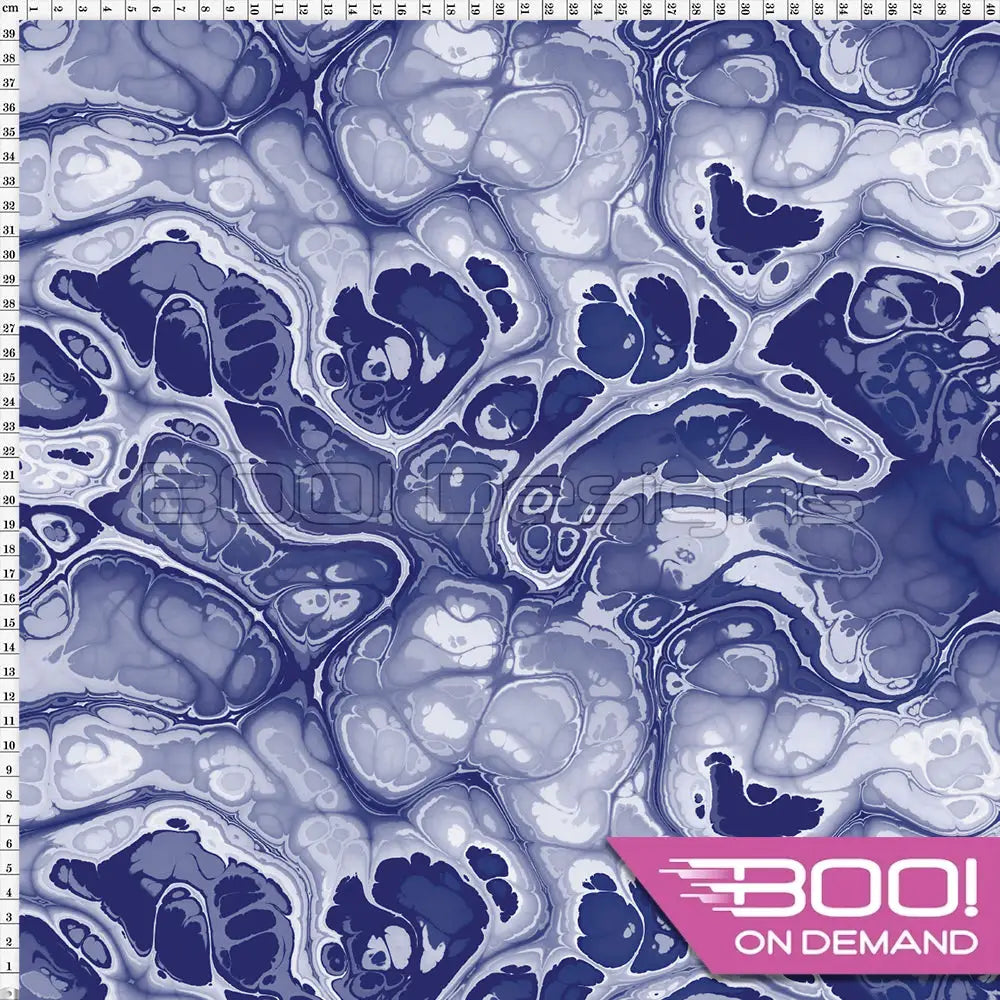 Spandex BOO35 Marble Ink Moonlight Fabric