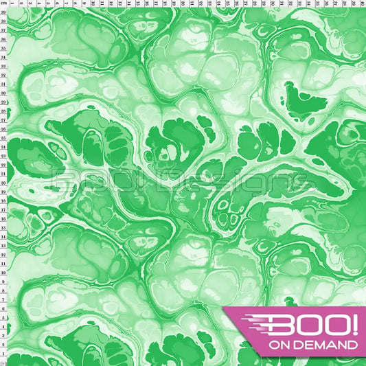 Spandex BOO35 Marble Ink Shamrock Fabric