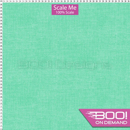 Spandex BOO35 Printed Denim Mint Fabric