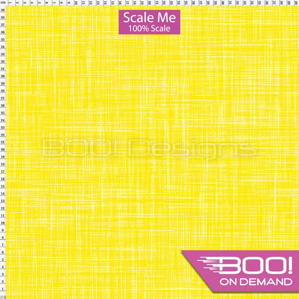 Spandex BOO35 Printed Linen Canary Fabric