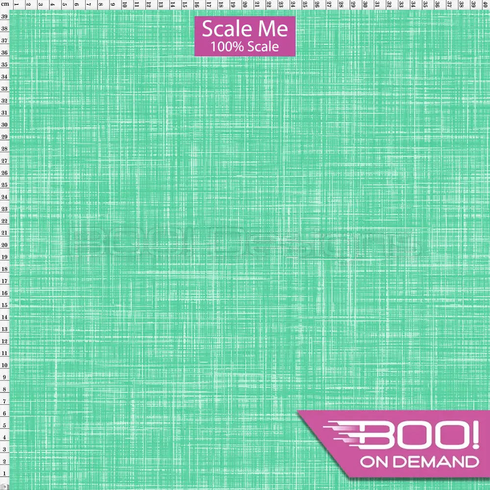 Spandex BOO35 Printed Linen Mint Fabric