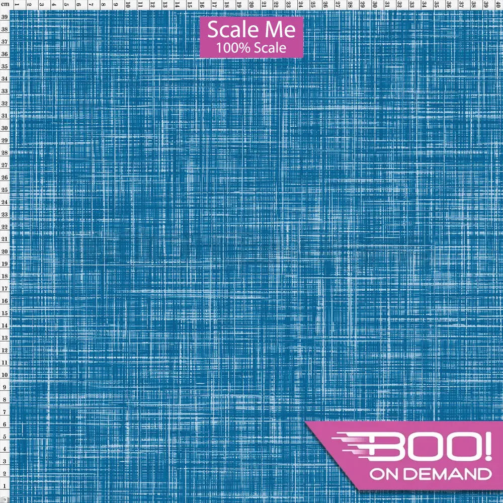 Spandex BOO35 Printed Linen Prussian Fabric