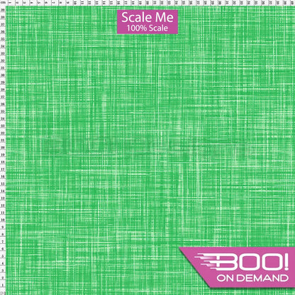 Spandex BOO35 Printed Linen Shamrock Fabric