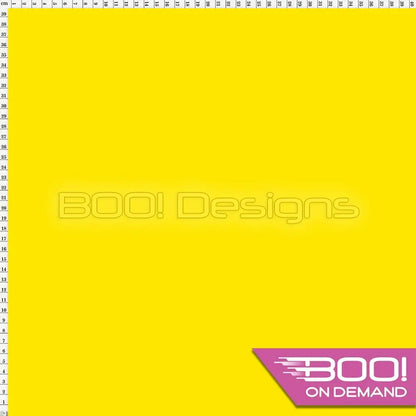 Spandex BOO35 Printed Solid Canary Fabric