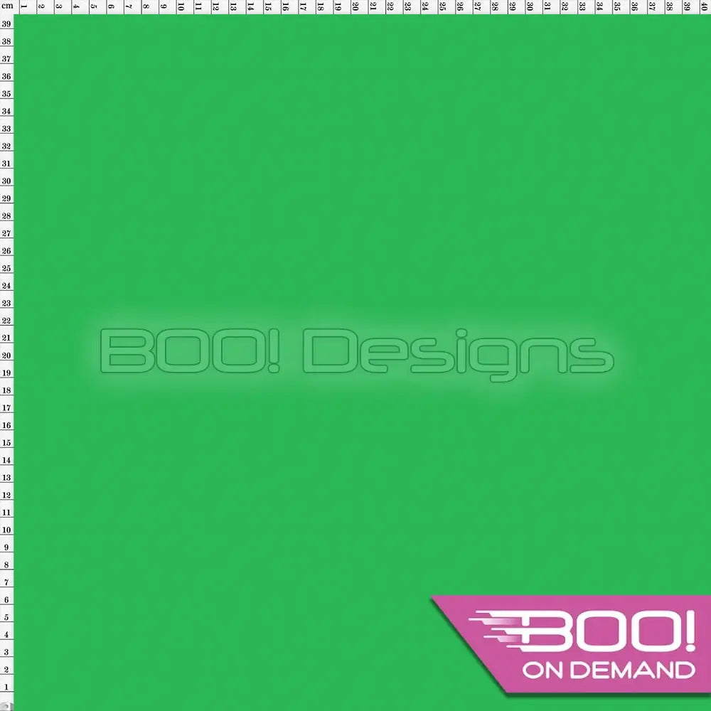 Spandex BOO35 Printed Solid Shamrock Fabric