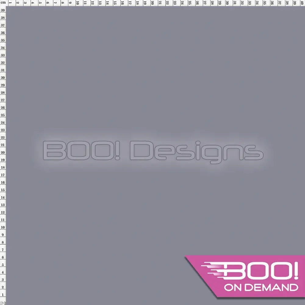 Spandex BOO35 Printed Solid Smoke Fabric