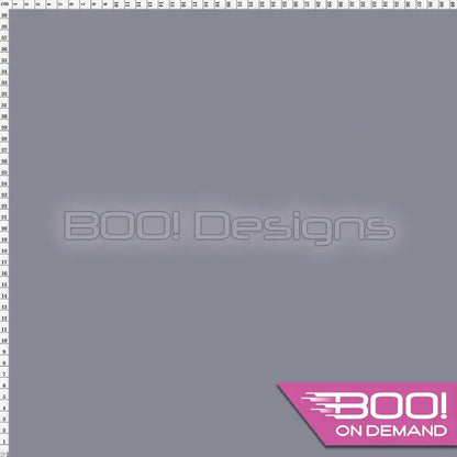 Spandex BOO35 Printed Solid Smoke Fabric