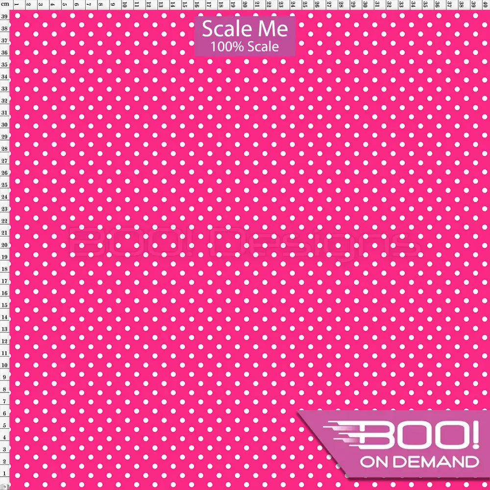 Spandex BOO35 Spots Flamingo Fabric