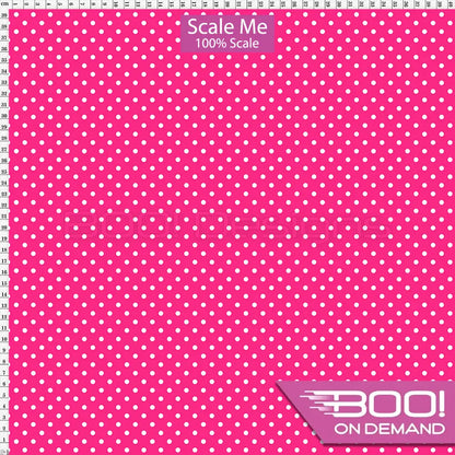 Spandex BOO35 Spots Flamingo Fabric