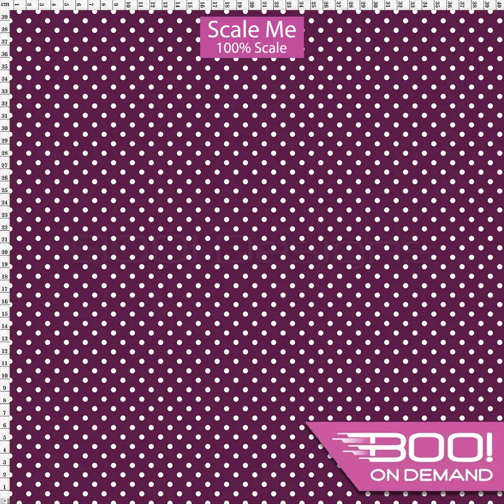 Spandex BOO35 Spots Merlot Fabric
