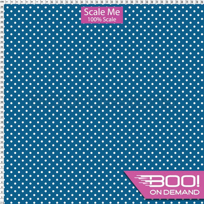 Spandex BOO35 Spots Prussian Fabric