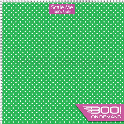 Spandex BOO35 Spots Shamrock Fabric