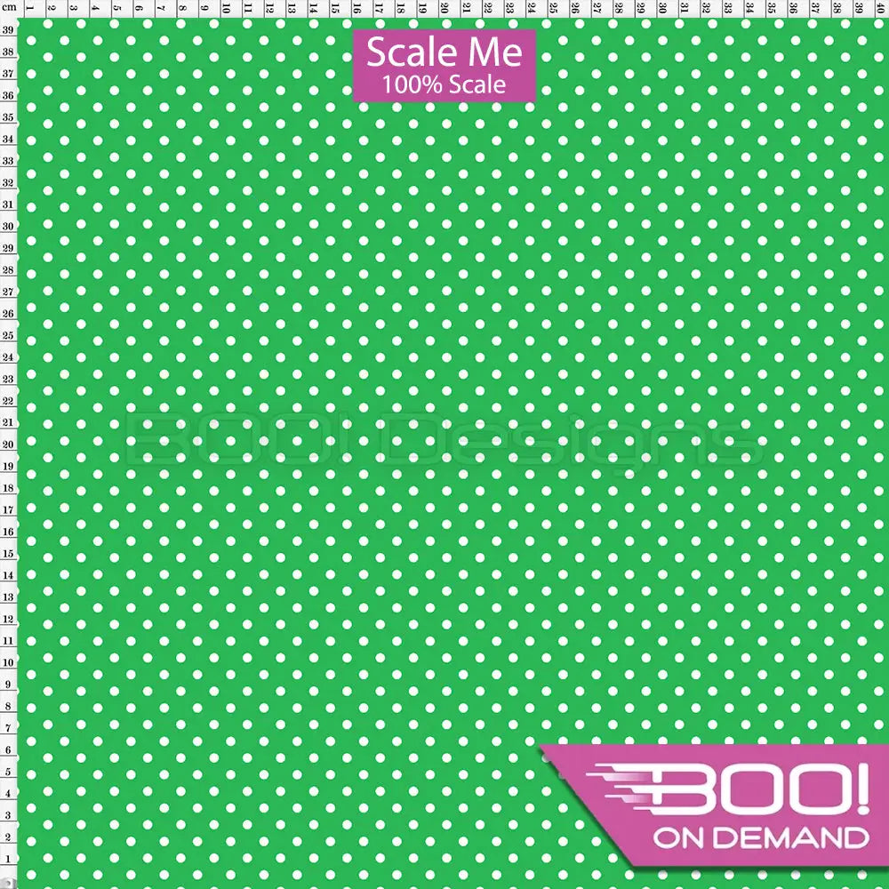 Spandex BOO35 Spots Shamrock Fabric