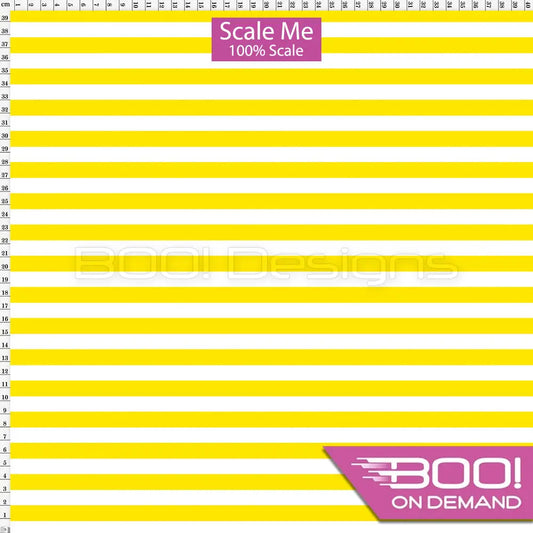 Spandex BOO35 Stripes 12mm Canary Fabric