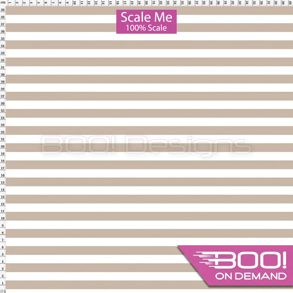 Spandex BOO35 Stripes 12mm Desert Fabric