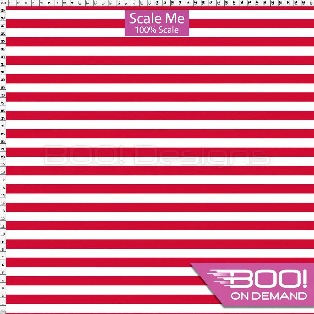 Spandex BOO35 Stripes 12mm Flamenco Fabric
