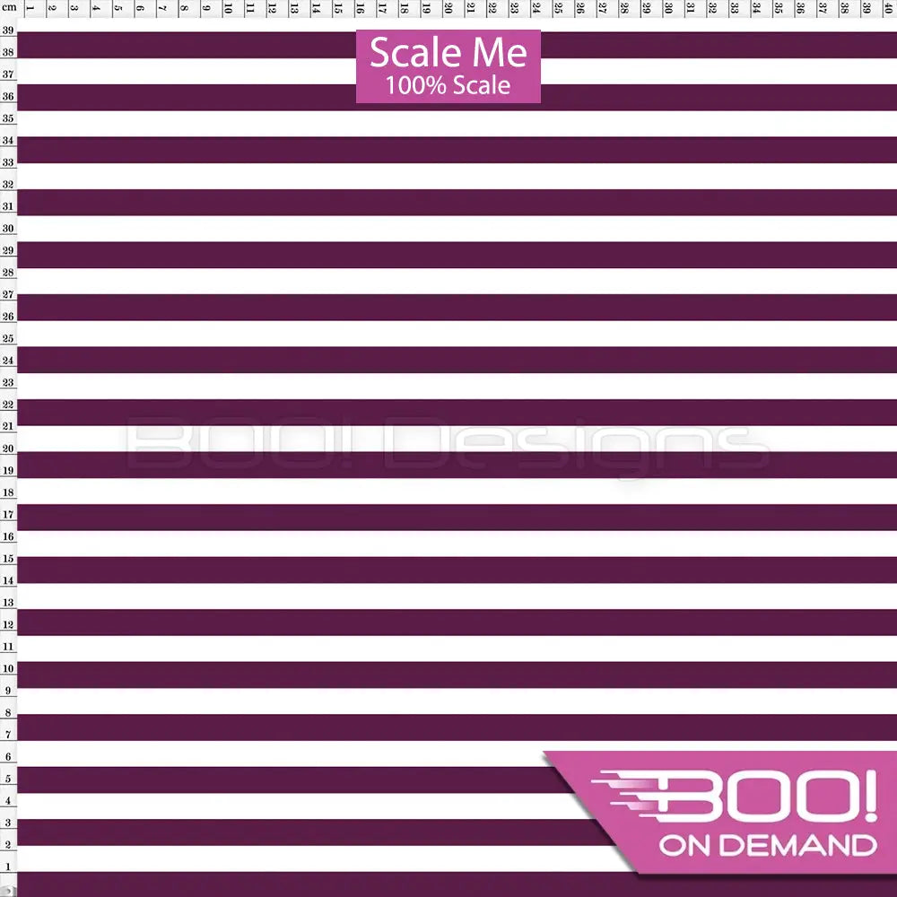 Spandex BOO35 Stripes 12mm Merlot Fabric