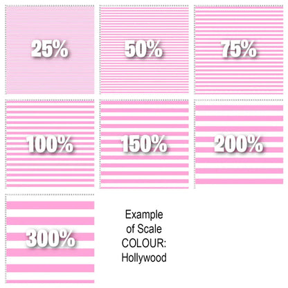 Spandex BOO35 Stripes 12mm Soft Pink Fabric