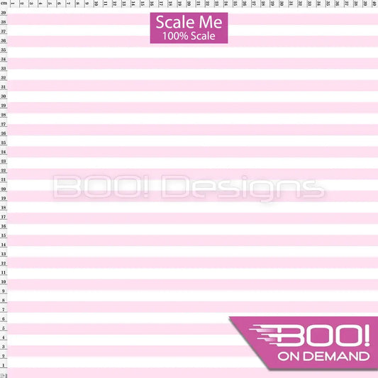 Spandex BOO35 Stripes 12mm Soft Pink Fabric