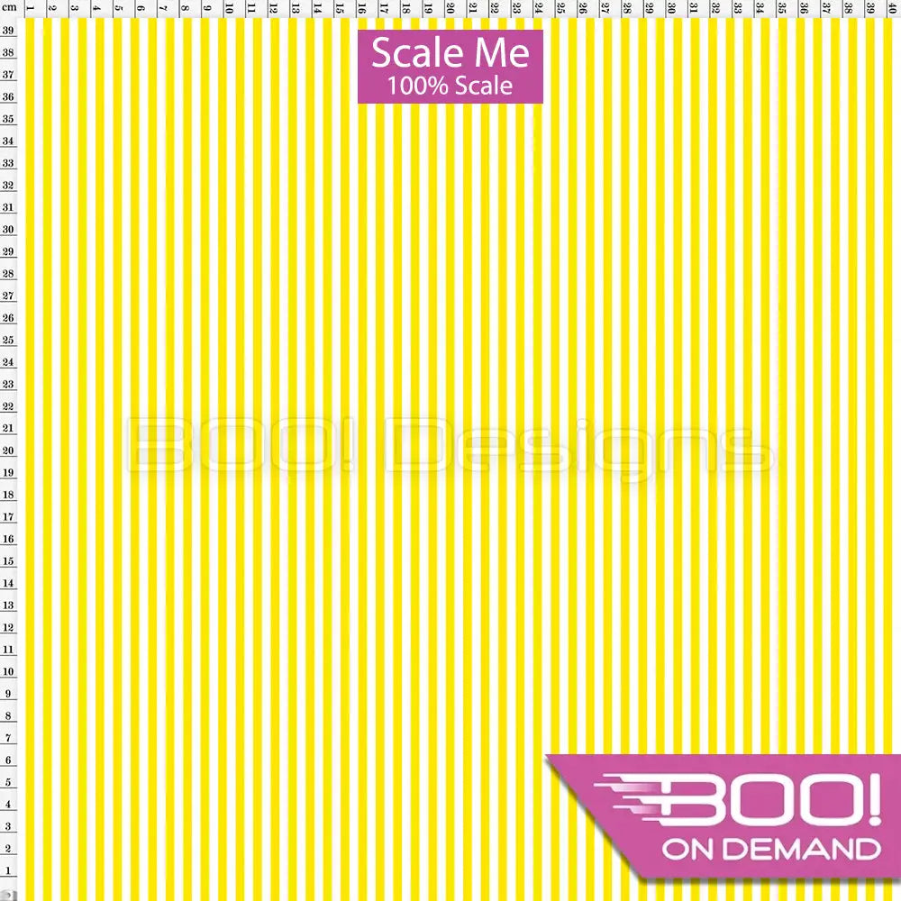 Spandex BOO35 Stripes 4mm Canary Fabric