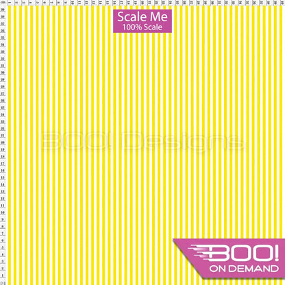 Spandex BOO35 Stripes 4mm Canary Fabric