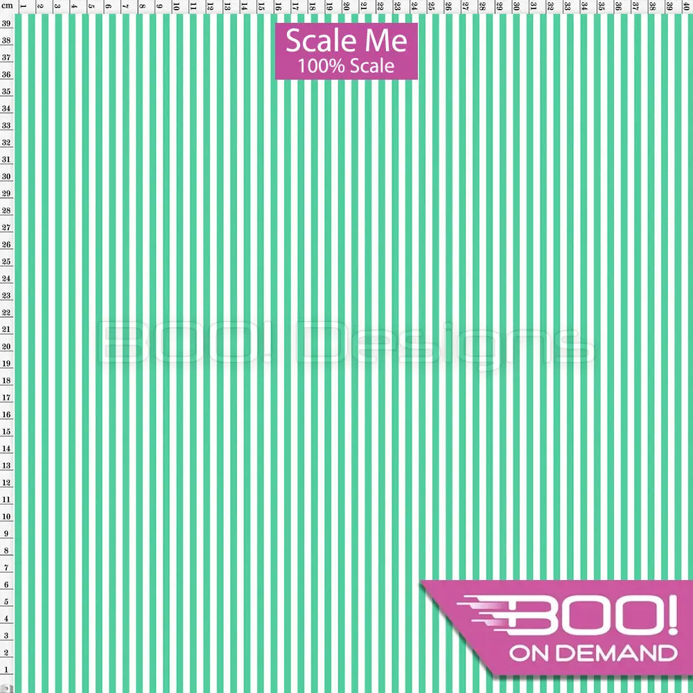 Spandex BOO35 Stripes 4mm Mint Fabric