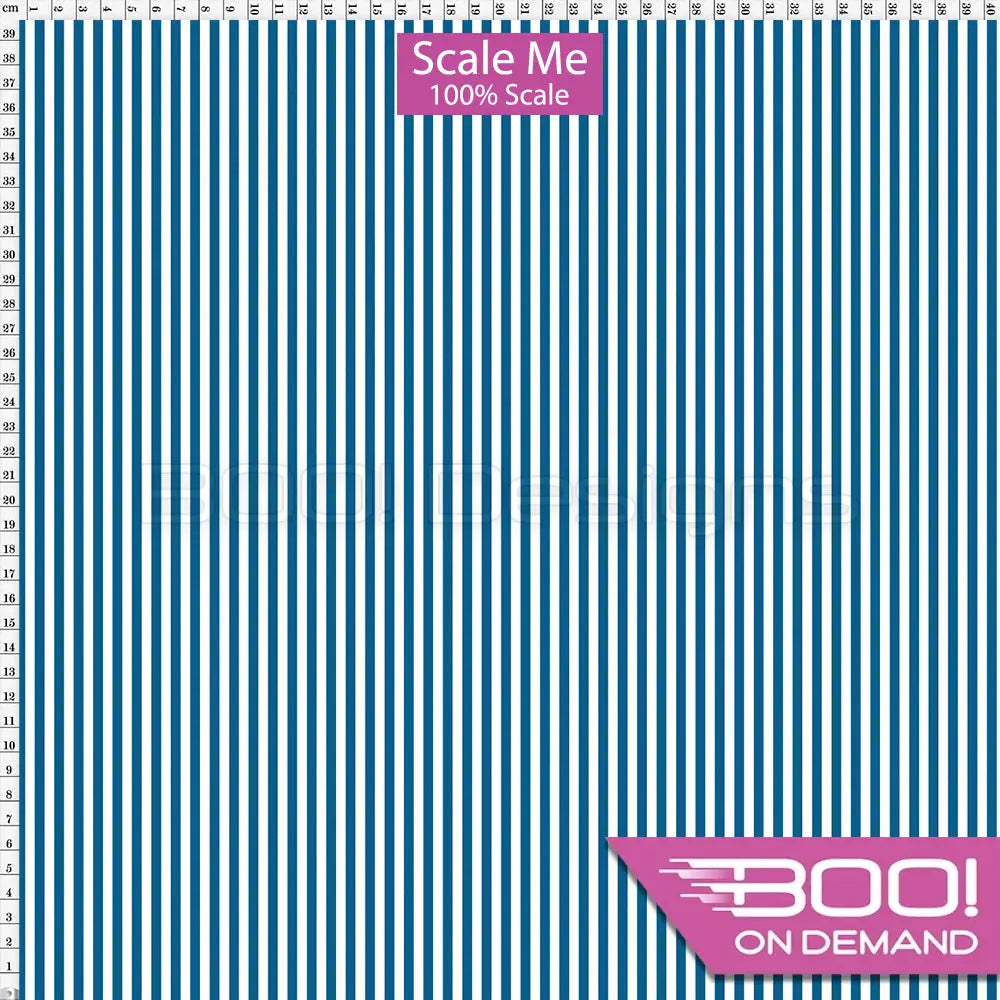 Spandex BOO35 Stripes 4mm Prussian Fabric