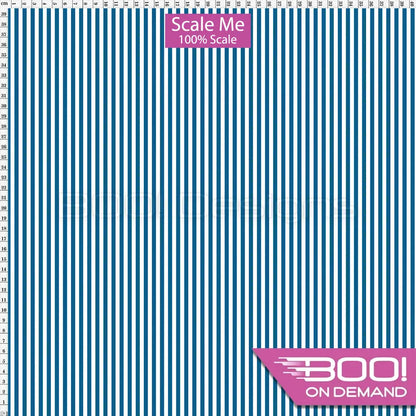 Spandex BOO35 Stripes 4mm Prussian Fabric