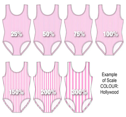 Spandex BOO35 Stripes 4mm Soft Pink Fabric