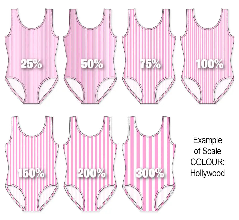 Spandex BOO35 Stripes 4mm Tiger Fabric