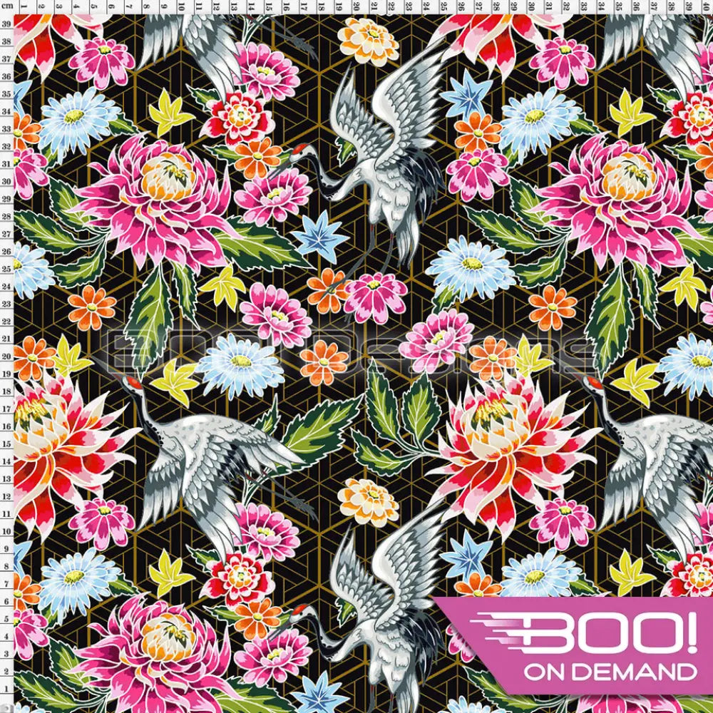 Spandex Botany Black Fabric