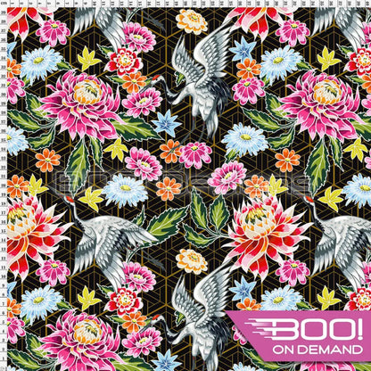 Spandex Botany Black Fabric