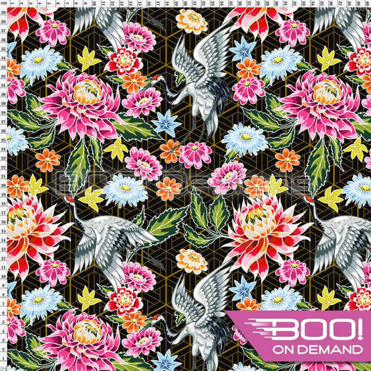 Spandex Botany Black Fabric