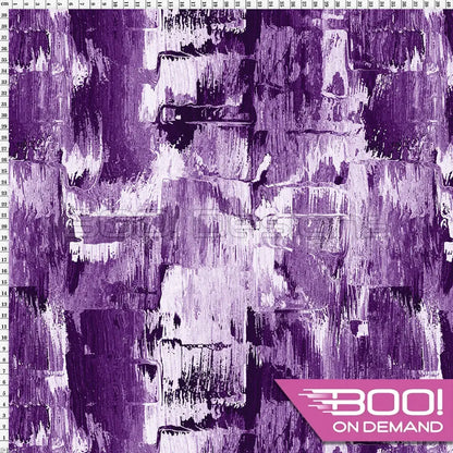 Spandex Brushstroke Purple Fabric
